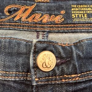 Mavi Jeans Womens 31/32 Molly Bootcut Blue Mid Rise Casual Stretch